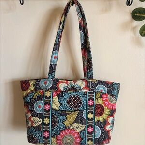 Vera Bradley Flower Shower Retired Tote Bag